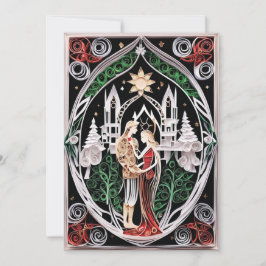 ボホウェディング出欠確認 招待状