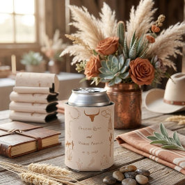 ボホウエスタンカウボーイイラストレーション結婚ズ 缶クーラー