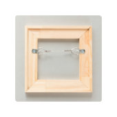 ボホウォータカラーベビーディアスクエア メタルプリント (裏面)