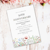 ボホウォーターの色のヤマトフラワー結婚ズ記念日 招待状