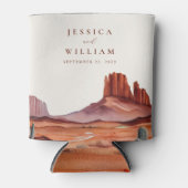 ボホウォーターの色の結婚砂漠 缶クーラー (正面)