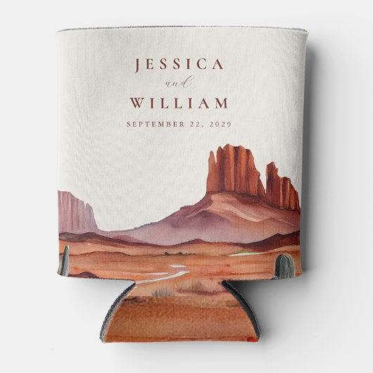 ボホウォーターの色の結婚砂漠 缶クーラー (正面)