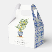 ボホウォーターカラーイエローレモンツリーブライダルシャワー