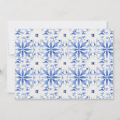 ボホウォーターカラーイエローレモンツリーブライダルシャワー 招待状 (裏面)