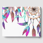 ボホウォーターカラードリームキャッチャーバラ金ゴールドゲストブック ゲストブック (裏面)