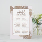 ボホウォーターカラーパンパスグラスブライダルシャワーゲーム (スタンド正面)