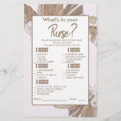 ボホウォーターカラーパンパスグラスブライダルシャワーゲーム (正面)