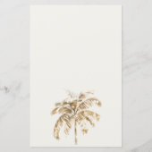 ボホウォーターカラーパームセーリングボートシースケープアドバイスカード (裏面)