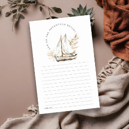 ボホウォーターカラーパームセーリングボートシースケープアドバイスカード