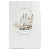 ボホウォーターカラーパームセーロボートシースケー結婚プ ミディアムペーパーバッグ (裏面)