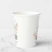 ボホウォーターカラーパームセーロボートシースケー結婚プ 紙コップ (右)