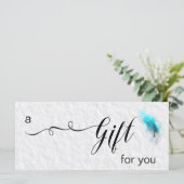 *~*ボホウォーターカラーフェザーボヘミアンシンプル (スタンド正面)