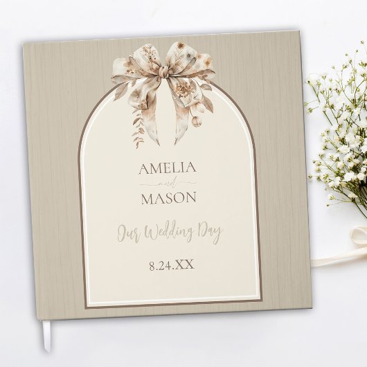 ボホウォーターカラーボー結婚ズゲストブック ゲストブック