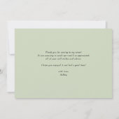 ボホウォーターカラーポッテッドハウスプラントブライダルシャワー サンキューカード (裏面)