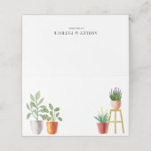 ボホウォーターカラーポッテッドハウスプラ結婚ントズ プレイスカード (外部開封)