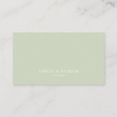 ボホウォーターカラーポッテッドハウスプラ結婚ントズ プレイスカード (裏面)