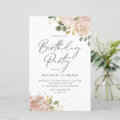 ボホウォーターカラーマウブピーチフラワーバースデーパーティー (スタンド正面)