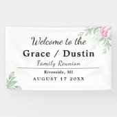 ボホウォーターカラーユーカリグリーナリーファミリー懇親会 横断幕 (横)