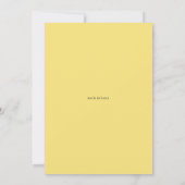 ボホウォーターカラーレモンリーススウィート16パーティー 招待状 (裏面)