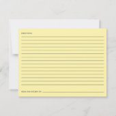 ボホウォーターカラーレモンリースブライダルシャワーレシピ (裏面)