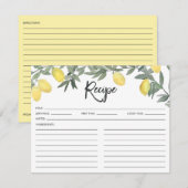 ボホウォーターカラーレモンリースブライダルシャワーレシピ (正面/裏面)