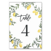 ボホウォーターカラーレモンリース表4 テーブルナンバー (裏面)