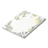 ボホウォーターカラーレモンリース ノートパッド (回転)