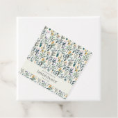 ボホウォーターカラーワイルドフラワーカスタムブライダルシャワー フェイバータグ (インサイチュ)