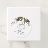 ボホウォーターカラー秋ホワイトカボチャ フェイバータグ (インサイチュ)