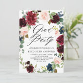 ボホウォーターカラー秋リース卒業パーティー 招待状 (スタンド正面)