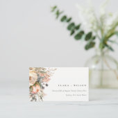 ボホウォーター秋秋フローラズ結婚ウェブサイト エンクロージャーカード (スタンド正面)