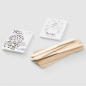 ボホウォーター結婚式 プログラムファン ハンドファン (組立なし)