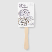 ボホウォーター結婚式 プログラムファン ハンドファン (正面)