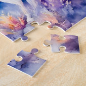ボホウォーター色の強いユニコーン霧のMに立つ ジグソーパズル (側面)
