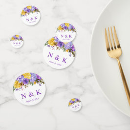 ボホウォーター色の春の花結婚ズ コンフェッティ