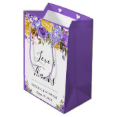 ボホウォーター色の春の花結婚ズ ミディアムペーパーバッグ (裏面アングル)