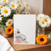 ボホウォーター色ウェスタンリトル女性のカーボーイベビーシャワー 招待状