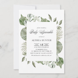 ボホウォーター色カラリリーグリーナリーベビー散布 招待状