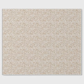 ボホウォーター色キラフェサファリ動物園ラッピング紙 ラッピングペーパー (フラット)