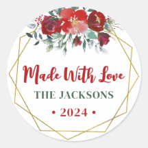 ボホウォーター色クリスマスリースファミリー名