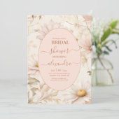 ボホウォーター色デイジーブライダルシャワー 招待状 (スタンド正面)