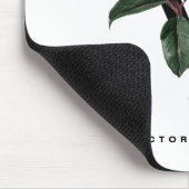 ボホウォーター色トロピカルト葉ラテルVモノグラム マウスパッド (コーナー)