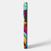 ボホウォーター色バタフライ iPhoneケース (左側面)