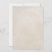 ボホウォーター色フローラアーチと夕日 招待状 (裏面)