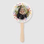 ボホウォーター色フローラグラード顔写真 ハンドファン (正面)