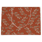 ボホウォーター色フローラ包装紙 ラージペーパーバッグ (正面)