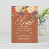 ボホウォーター色フローラ |ユーカリブライダルシャワー 招待状 (スタンド正面)
