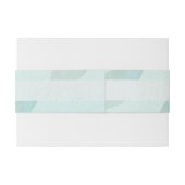 ボホウォーター色ブルーパーソナライズされた 招待状ベリーバンド (裏面例)