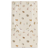 ボホウォーター色ベビーシャワー小抱き枕 スモールペーパーバッグ (正面)