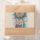 ボホウォーター色マンダラドリームキャッチャー ラベル (インサイチュ)